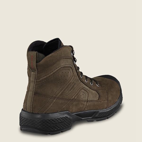 Botas de Trabajo Red Wing Hombre Verde Oscuro Oliva - Exos Lite - 6-Inch Waterproof Soft Toe - 102-D